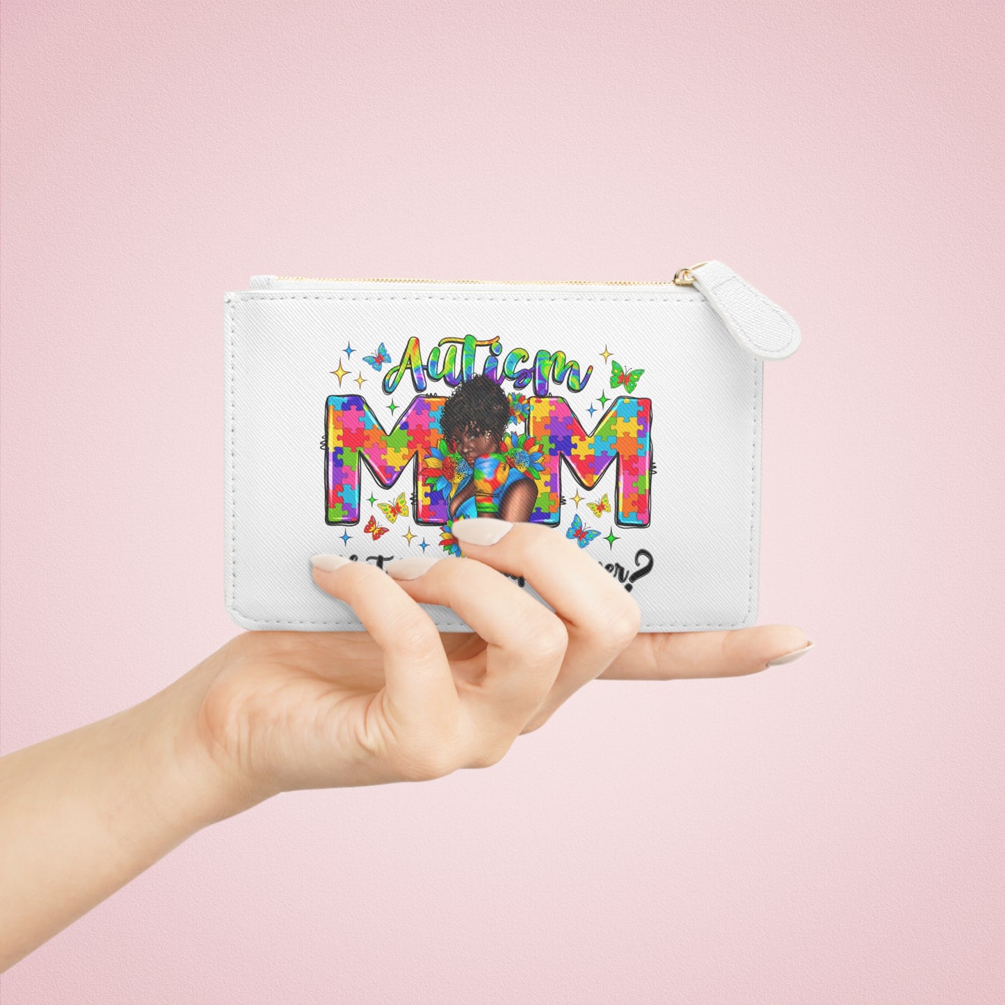 Autism Mom Mini Clutch Bag