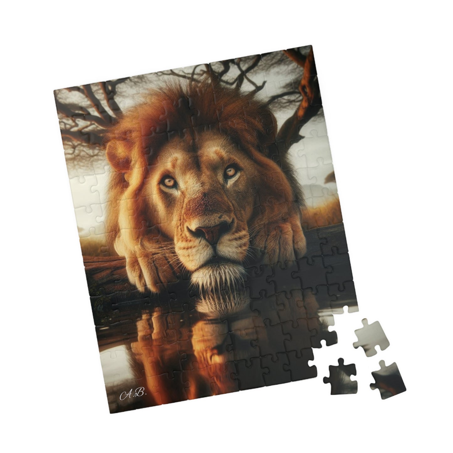 Ahrion's Lion Puzzle (110, 252, 520, 1014-piece)
