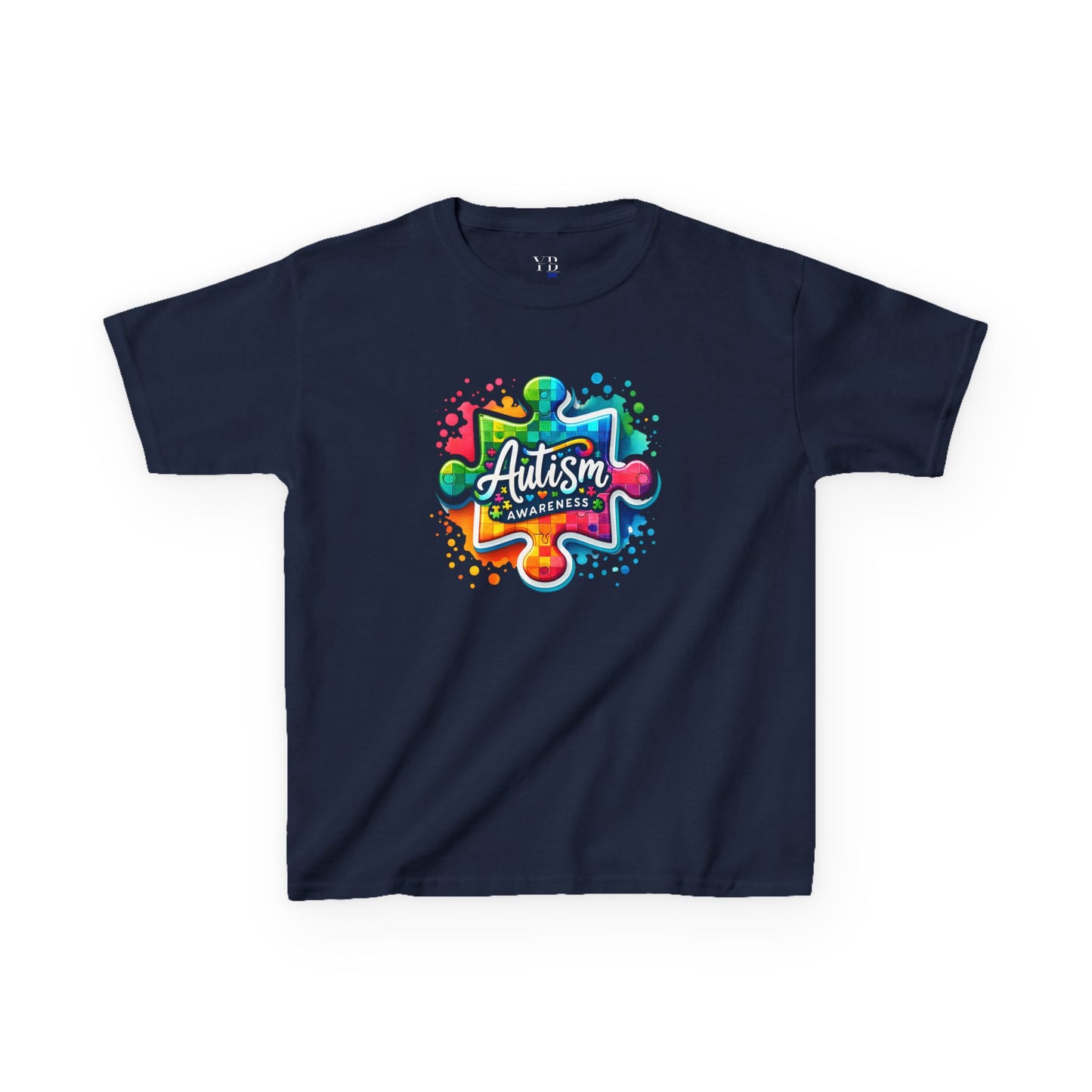 Autism Awareness Kids Tee - Fun & Colorful Design for Support