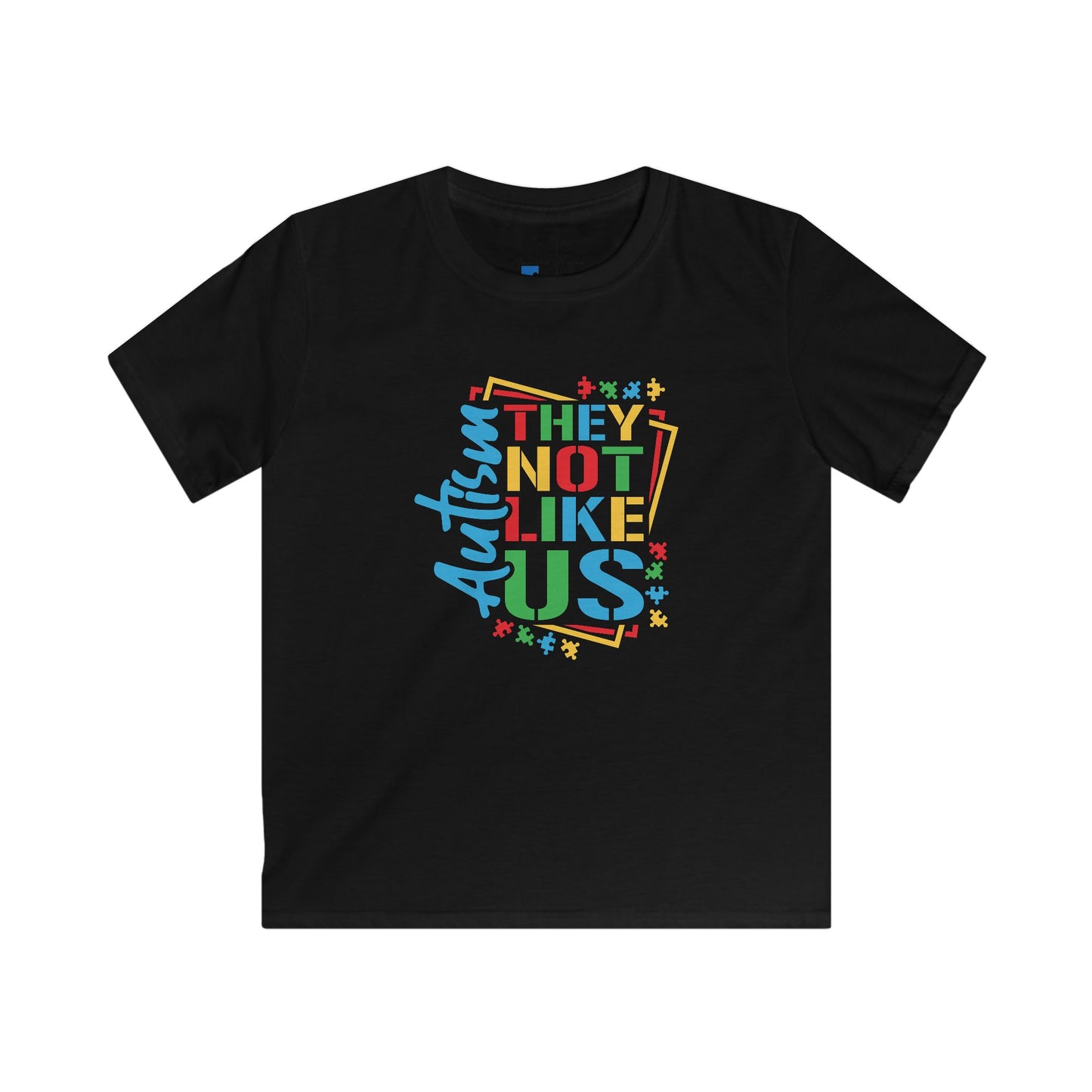 Autism Awareness Kids Tee, Softstyle Youth T-Shirt