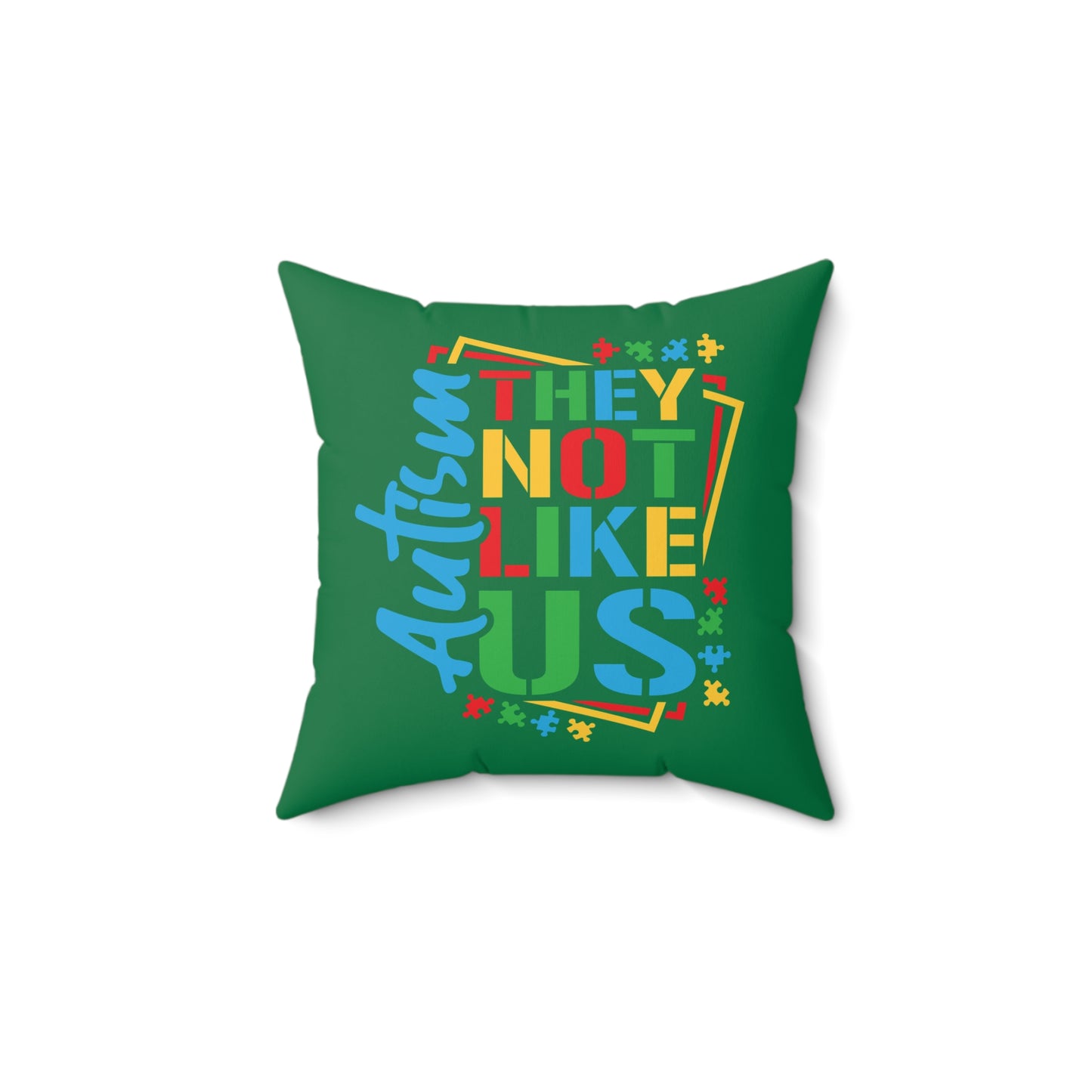 Autism Polyester Square Pillow