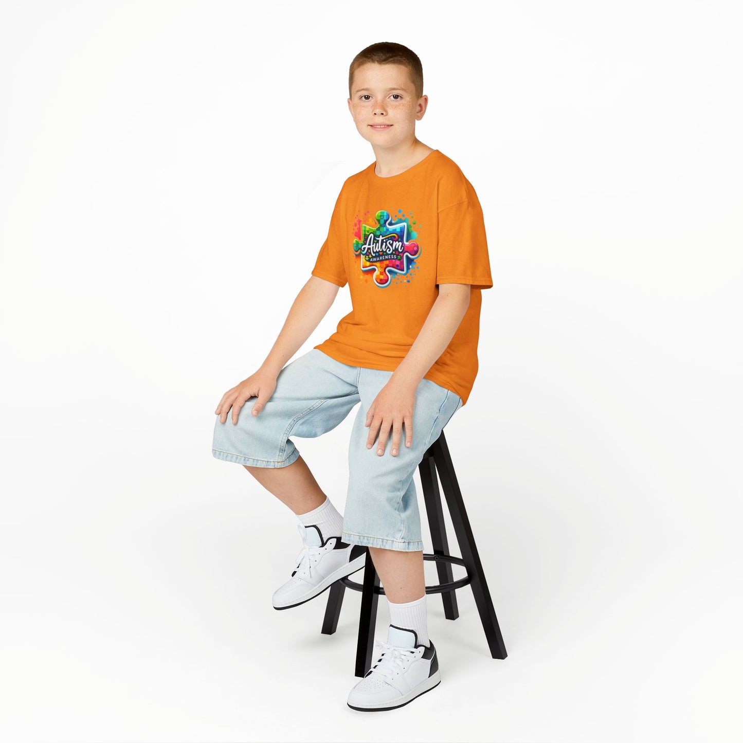 Autism Awareness Kids Tee - Fun & Colorful Design for Support