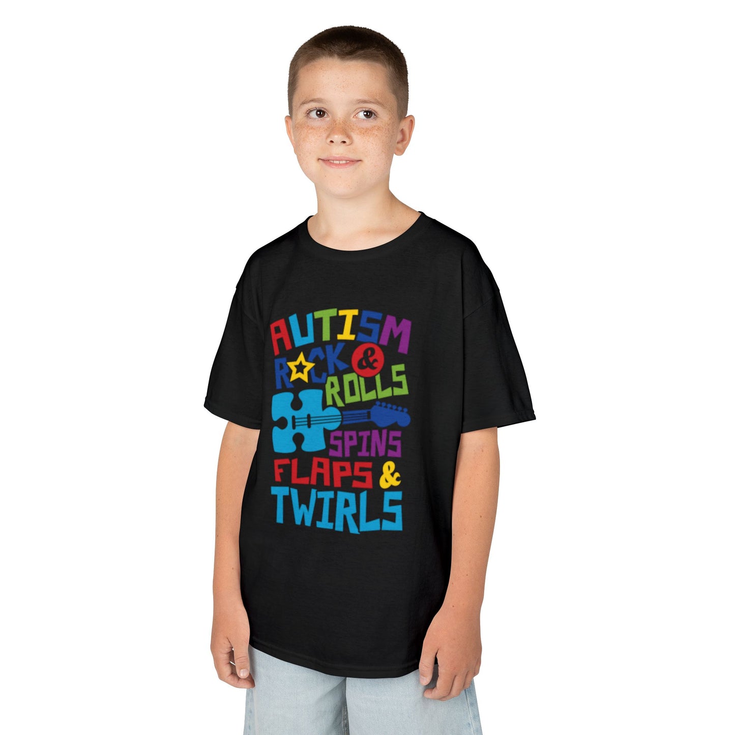 Autism Awareness Kids Tee - Fun & Colorful Design for Support