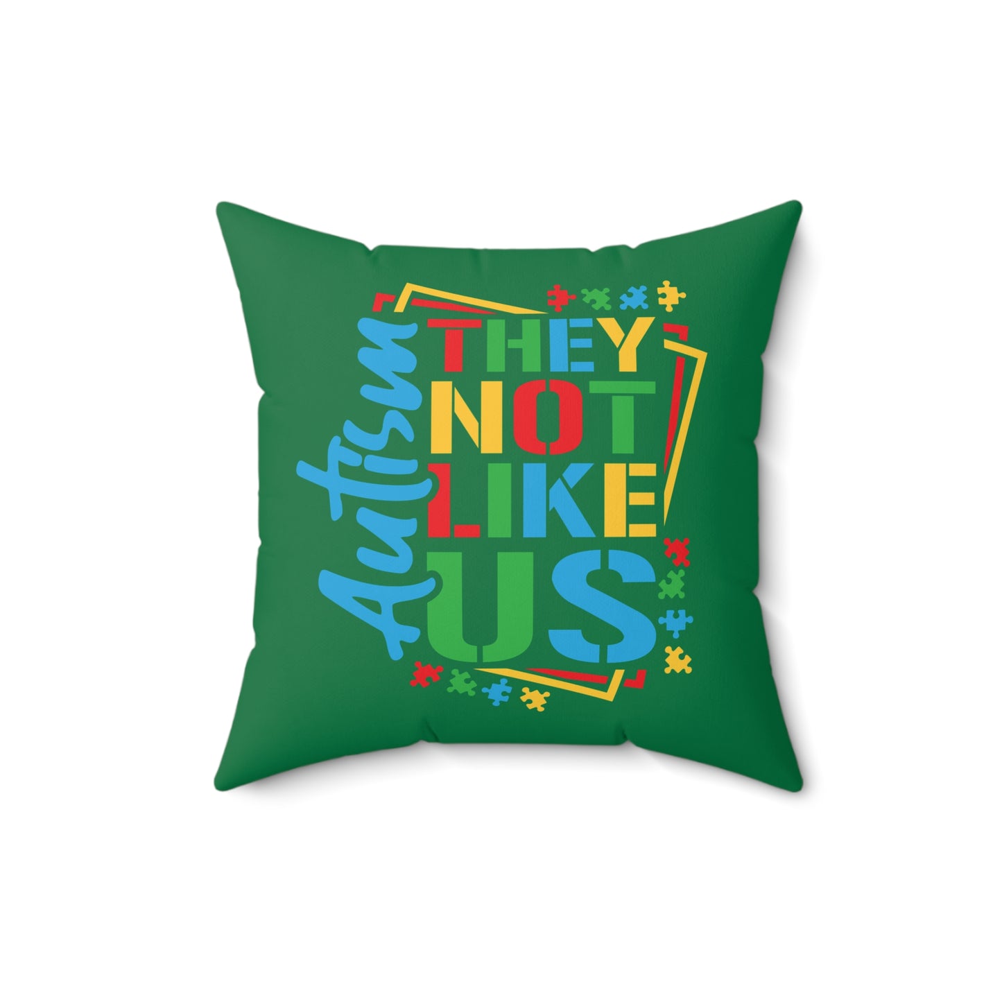 Autism Polyester Square Pillow