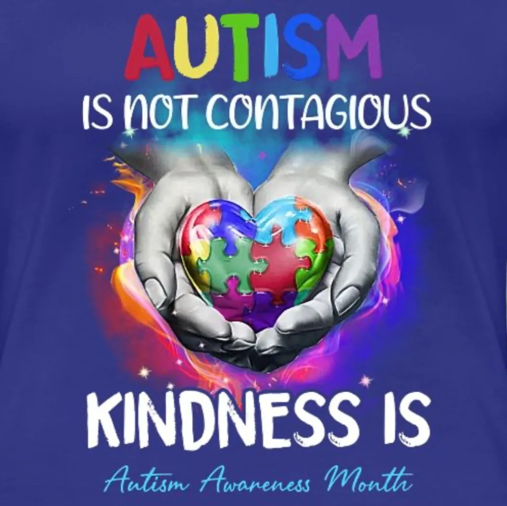 Sensory friendly clothing design — autism is not contagious.