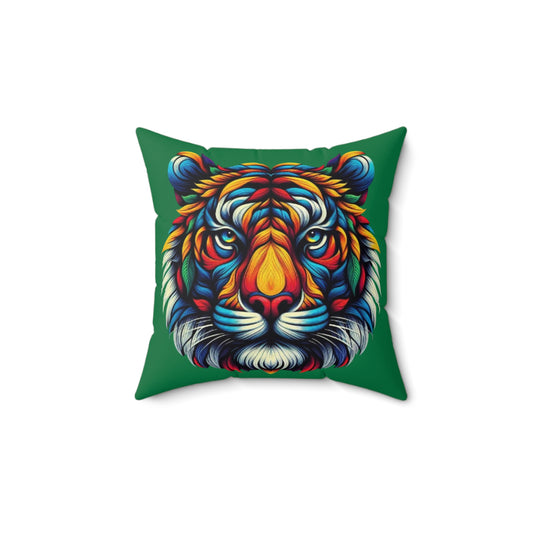 AB's Tiger Polyester Square Pillow