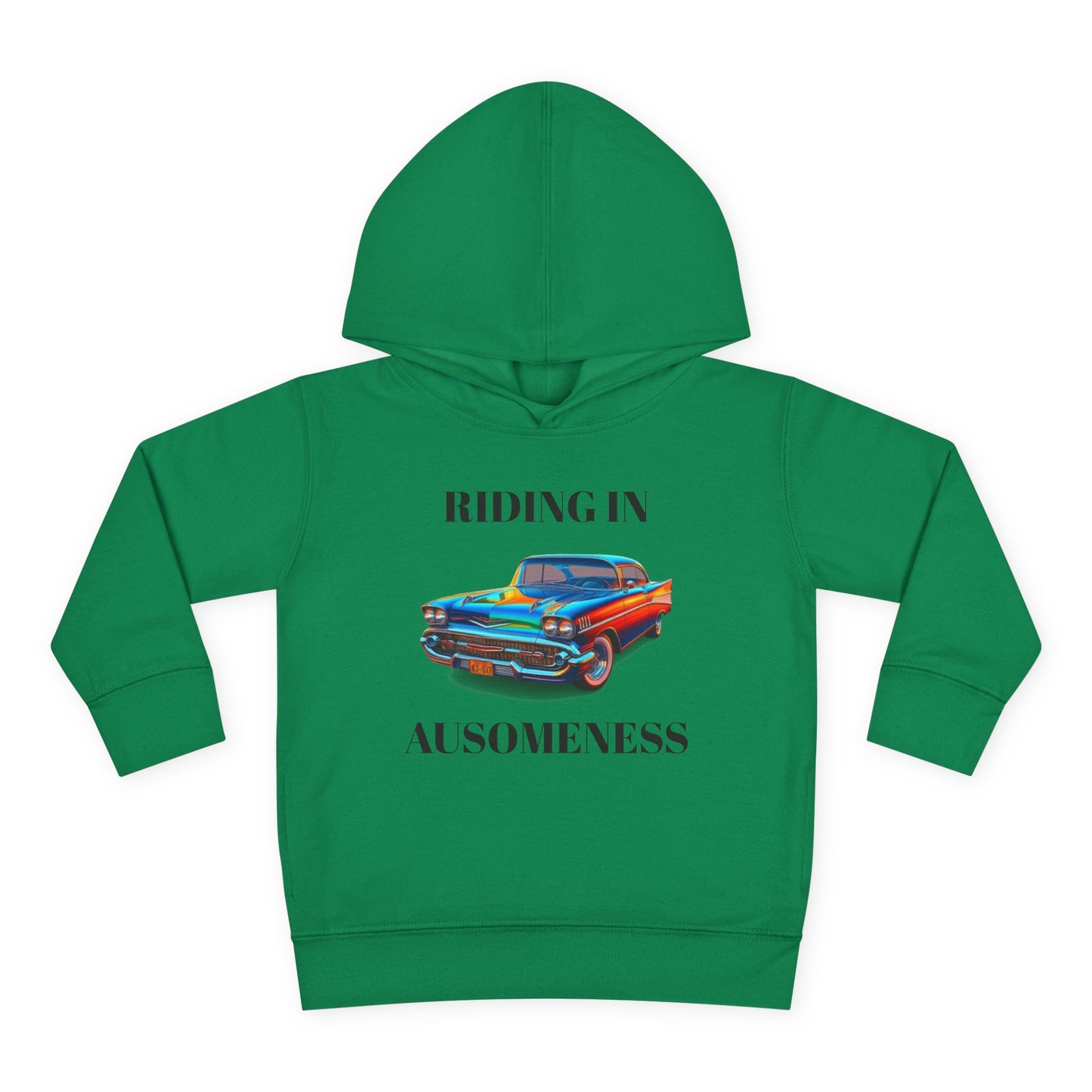 GB's Classic Car Toddler Pullover Fleece Hoodie