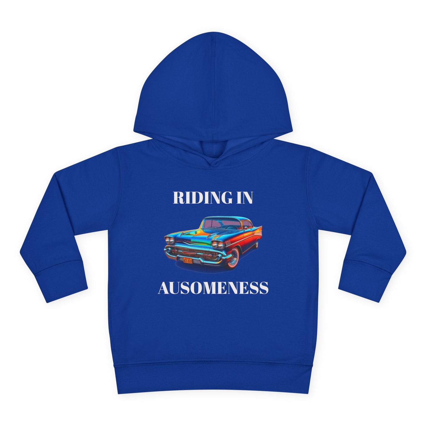 GB's Classic Car Toddler Pullover Fleece Hoodie