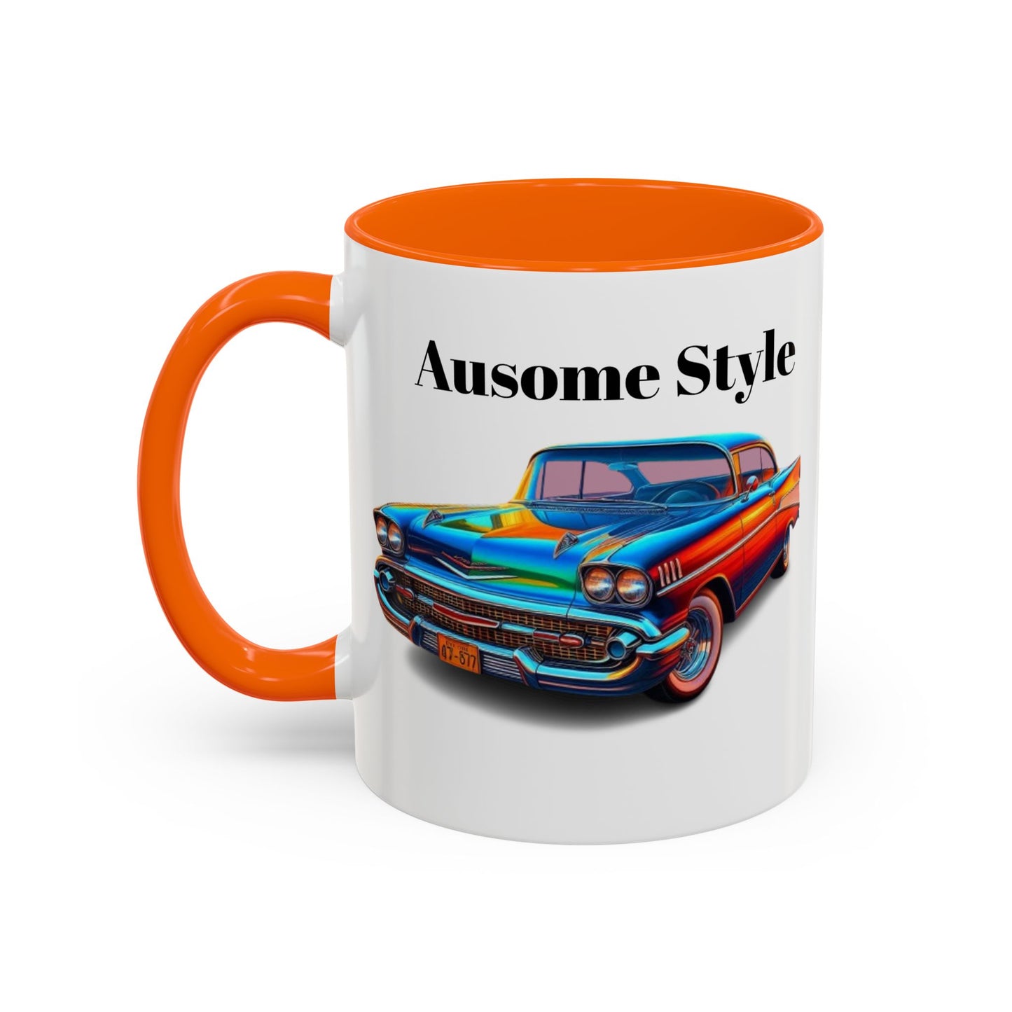 Taza de café con detalles de coche de GB (11, 15 oz)