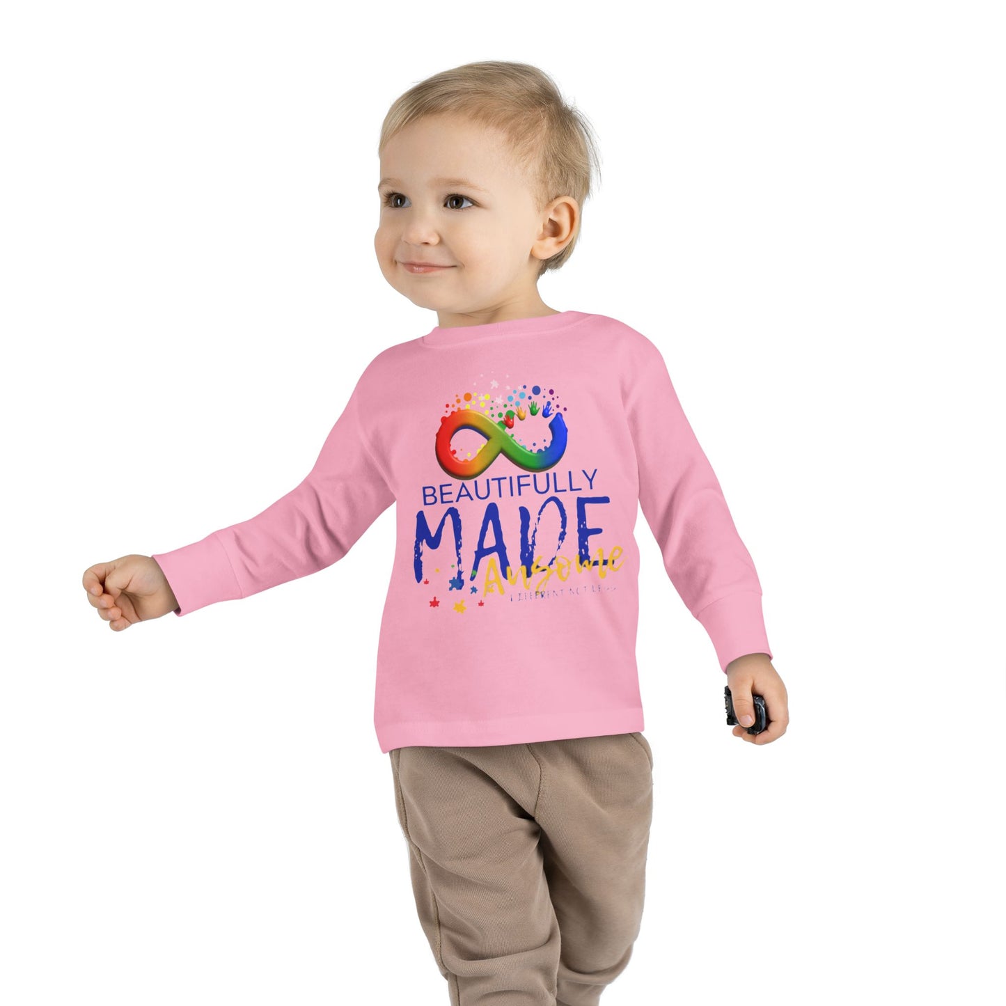 Beautifully Made Ausome Toddler Long Sleeve Tee