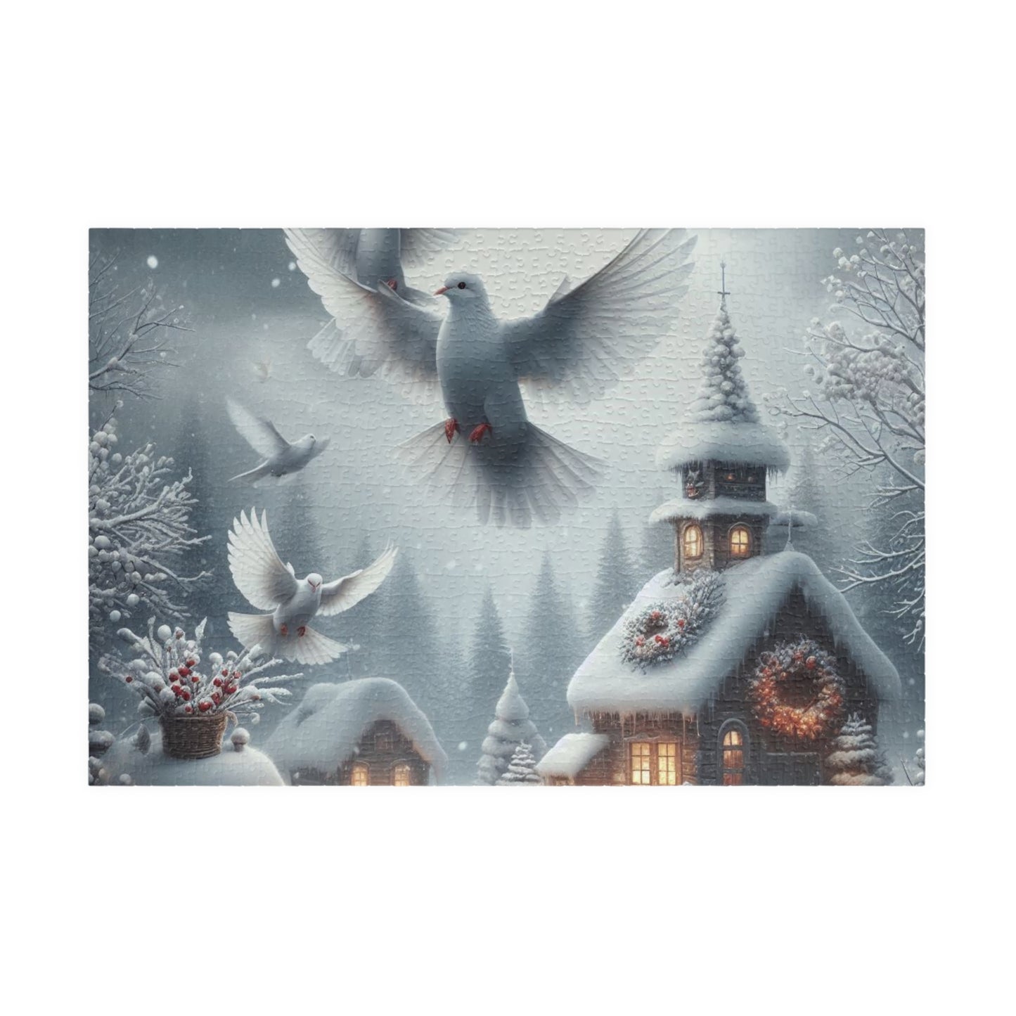 Winter Scenery Puzzle (110, 252, 520, 1014-piece)