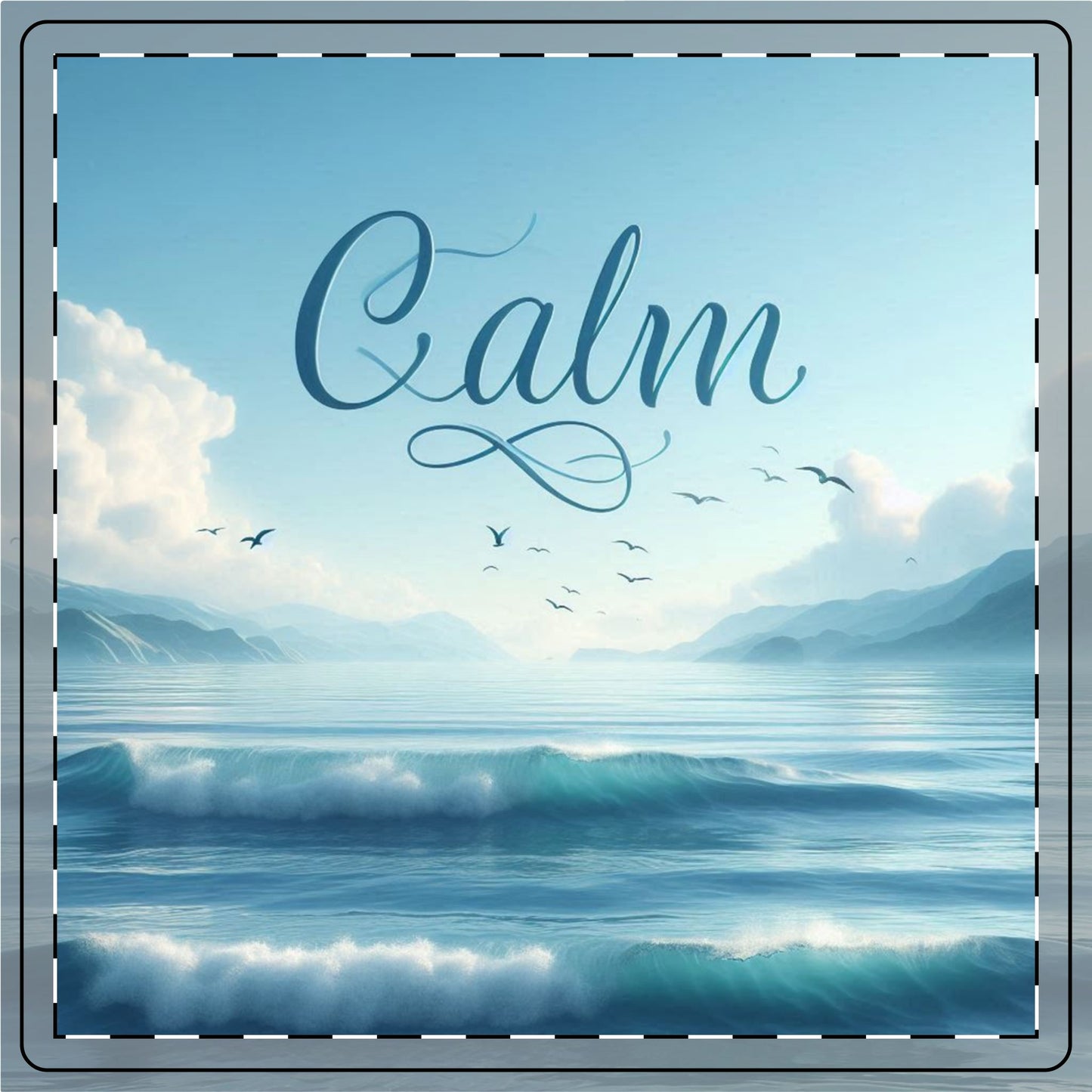 Calm Ceramic Coaster