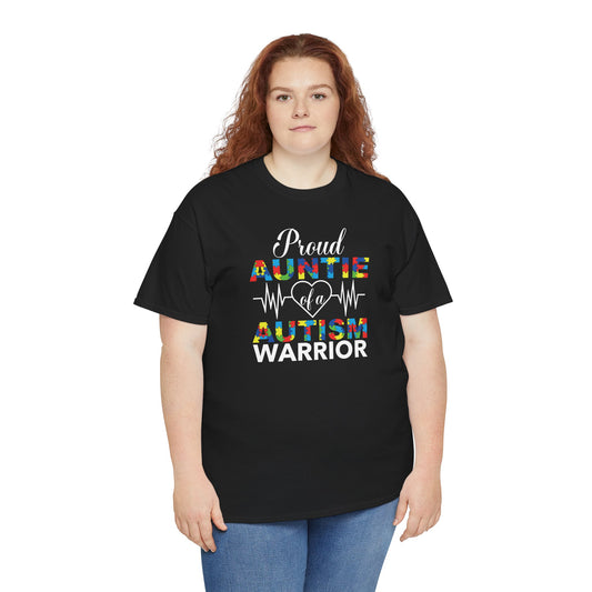 Proud Aunt Unisex Heavy Cotton Tee