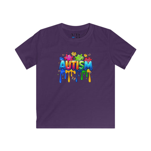Autism Awareness Kids Tee, Softstyle Youth T-Shirt
