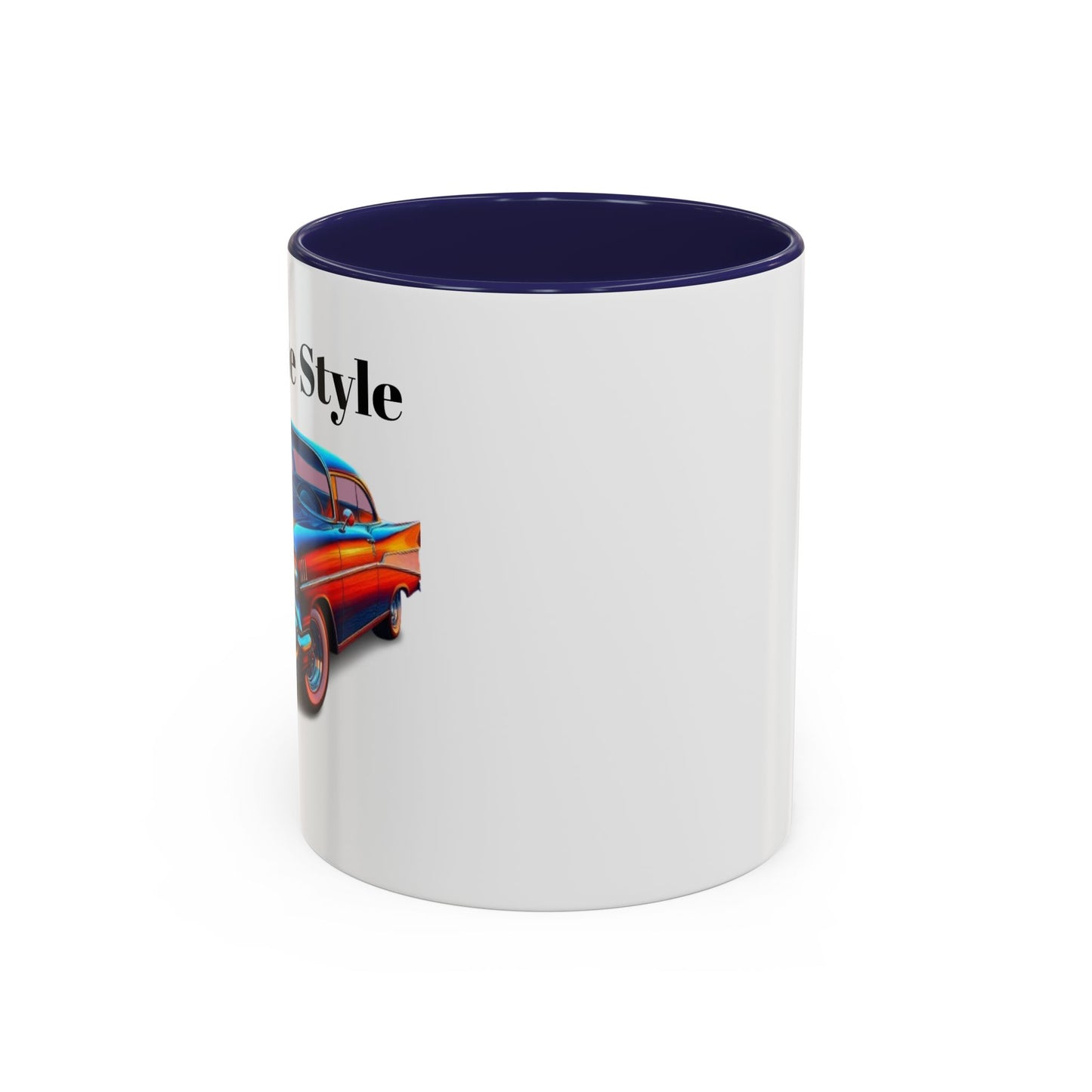 Taza de café con detalles de coche de GB (11, 15 oz)