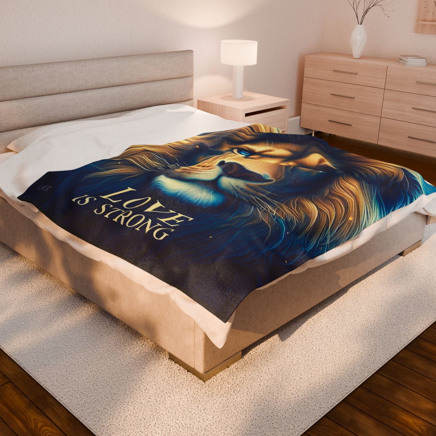 Ahrion's Lion Plush Blanket