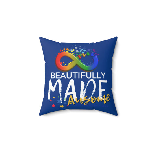 Beautifully Made Ausome  Polyester Square Pillow