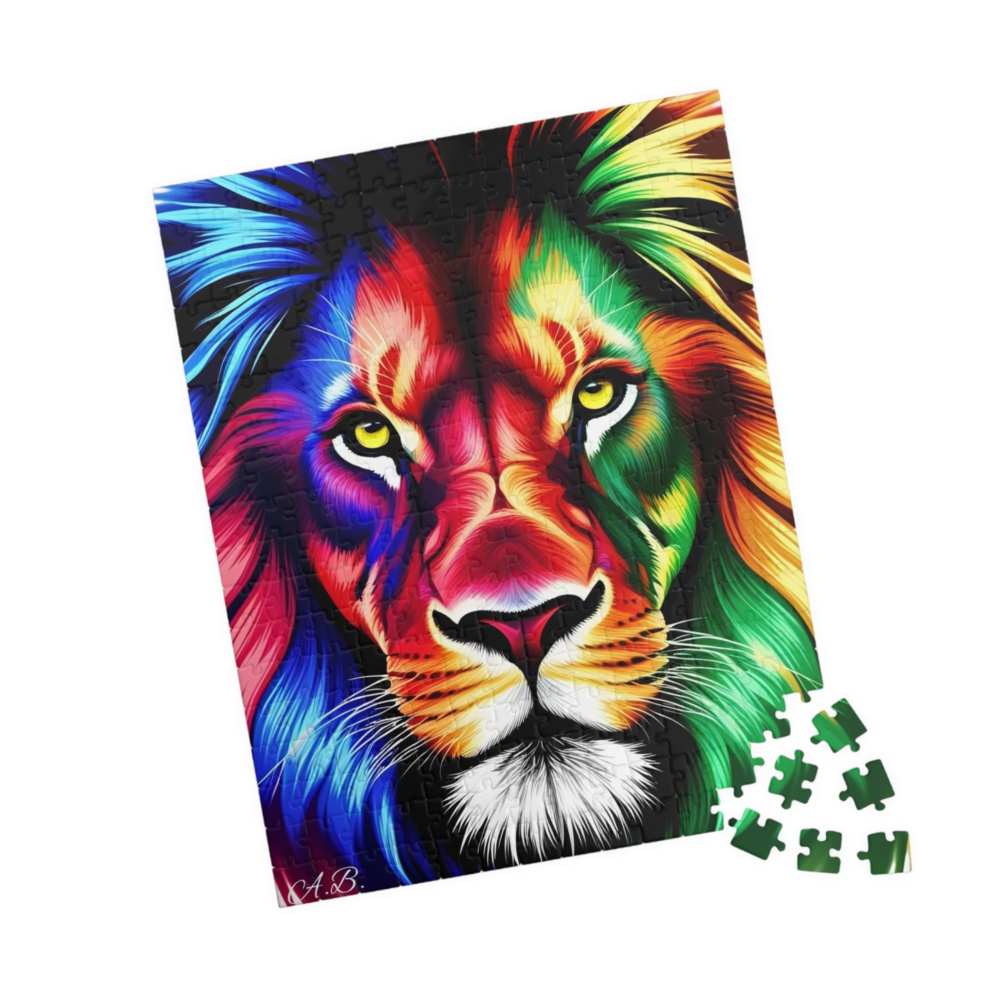 Ahrion's Lion Puzzle (110, 252, 520, 1014-piece)