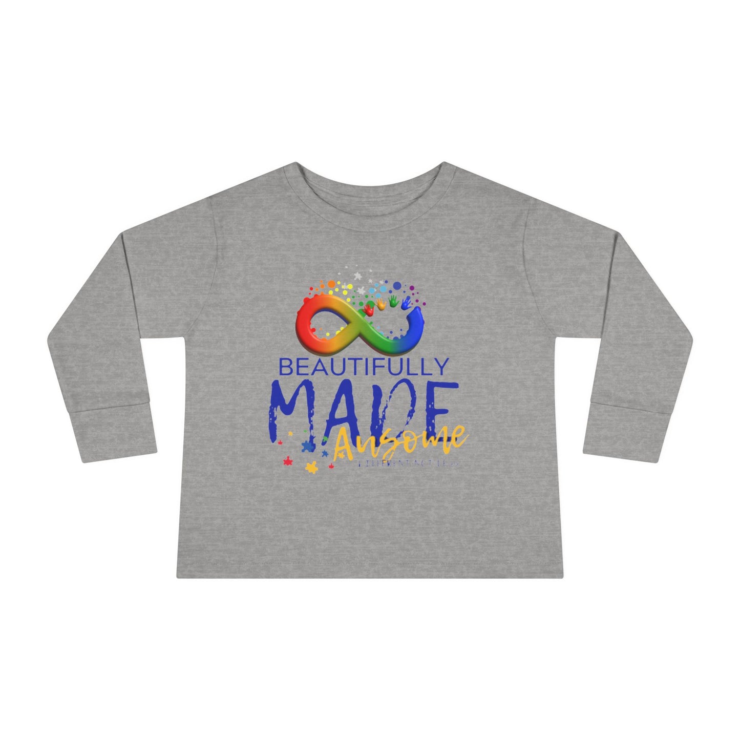 Beautifully Made Ausome Toddler Long Sleeve Tee