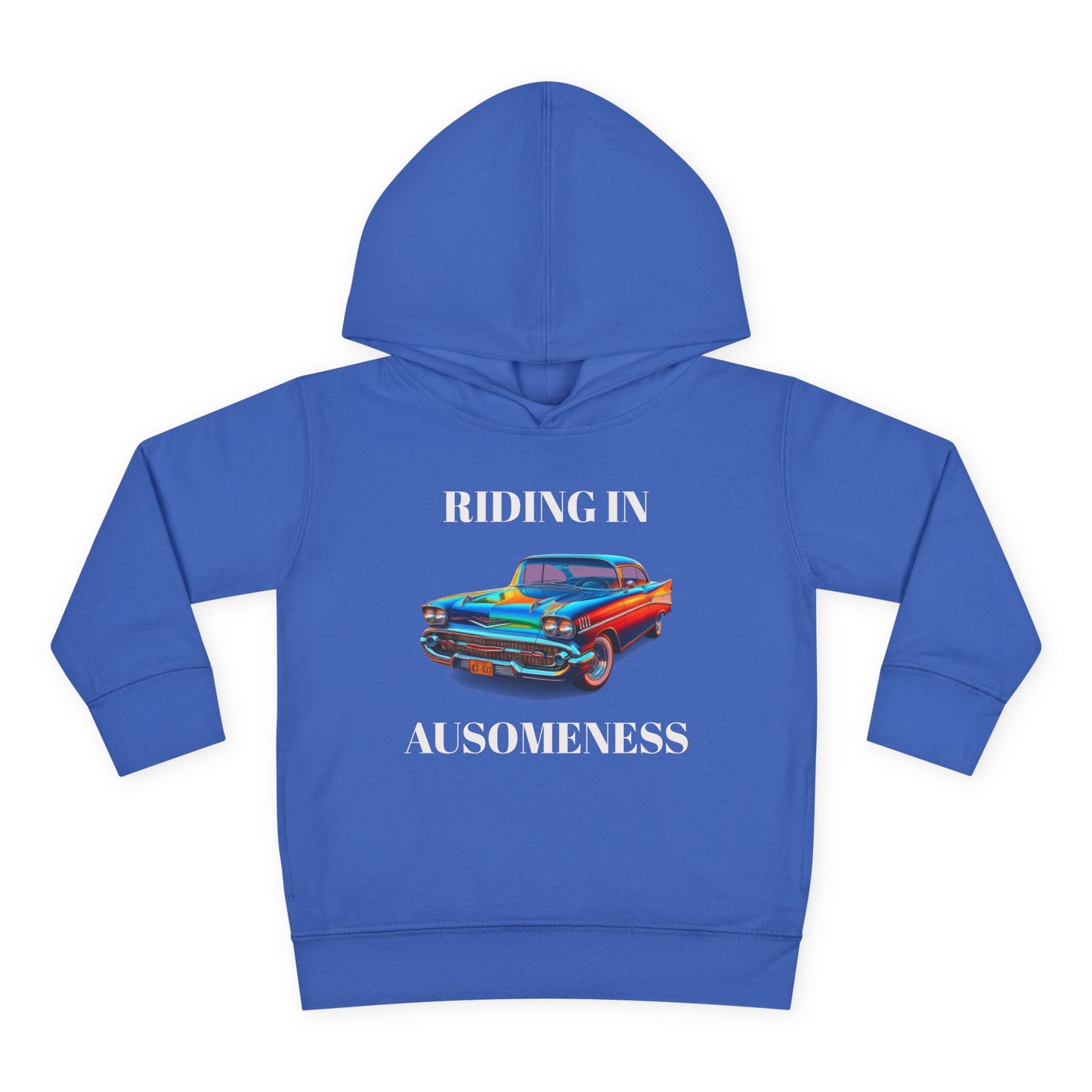 GB's Classic Car Toddler Pullover Fleece Hoodie