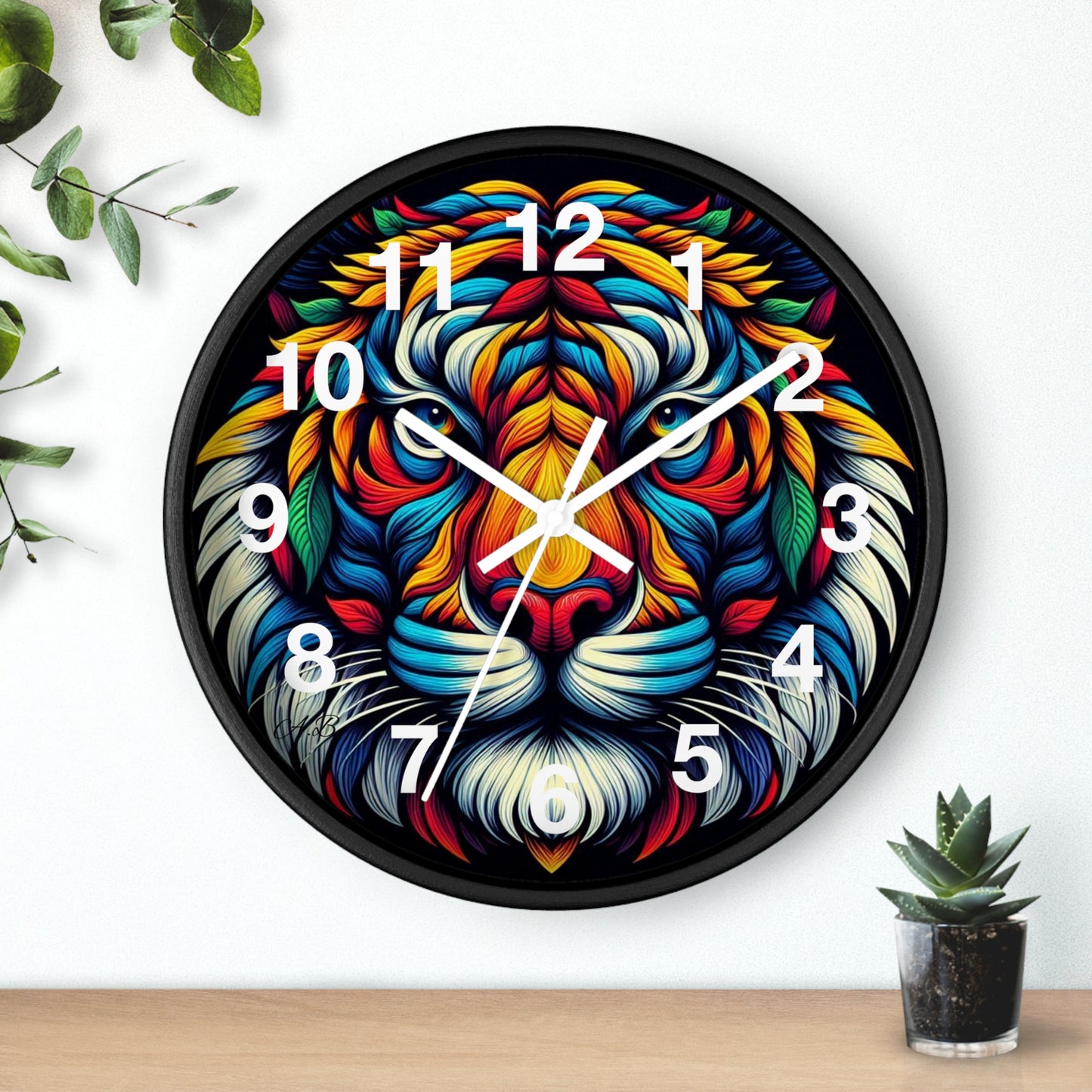 AB Tiger Wall Clock