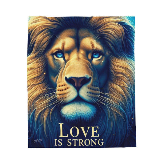 Ahrion's Lion Plush Blanket