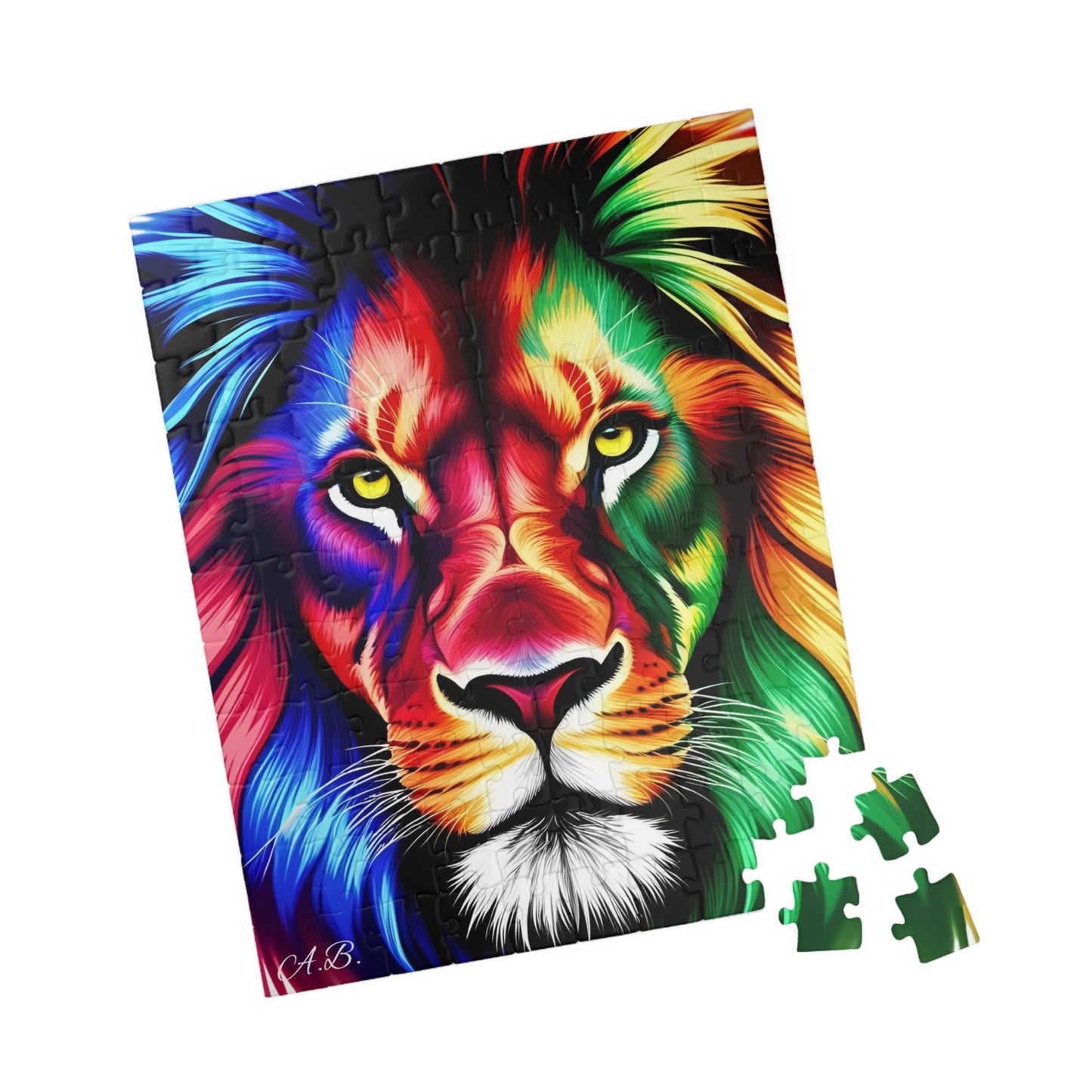 Ahrion's Lion Puzzle (110, 252, 520, 1014-piece)