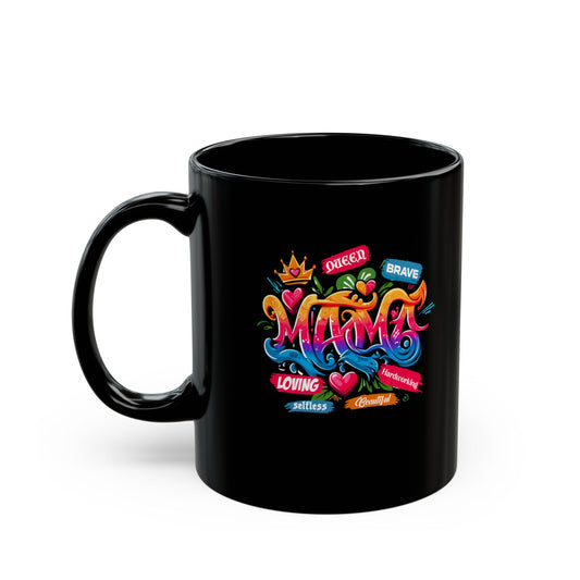 MaMa Autism Awareness Black Mug (11oz, 15oz)