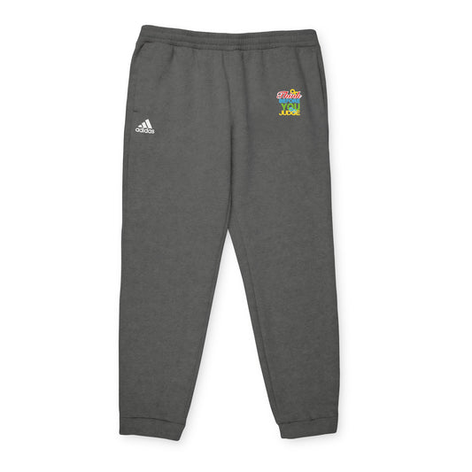 Think Before You Judge Women's  Adidas Unisex Fleece Joggers