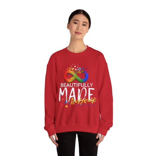 Beautifully Made Ausome Unisex Heavy Blend™ Crewneck Sweatshirt