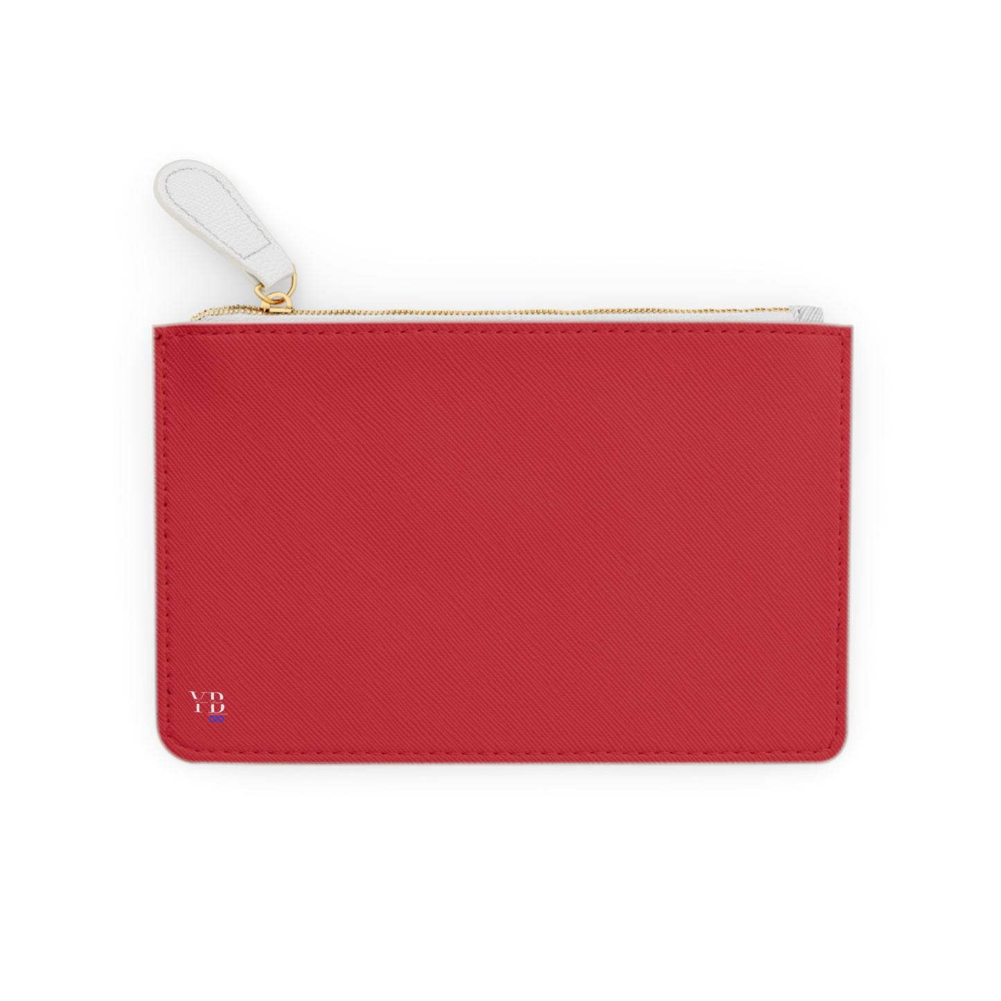 Think Before You Judge Red Mini Clutch Bag