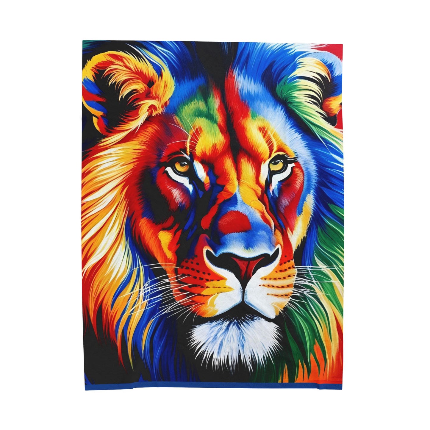 Ahrion's Lion Velveteen Plush Blanket