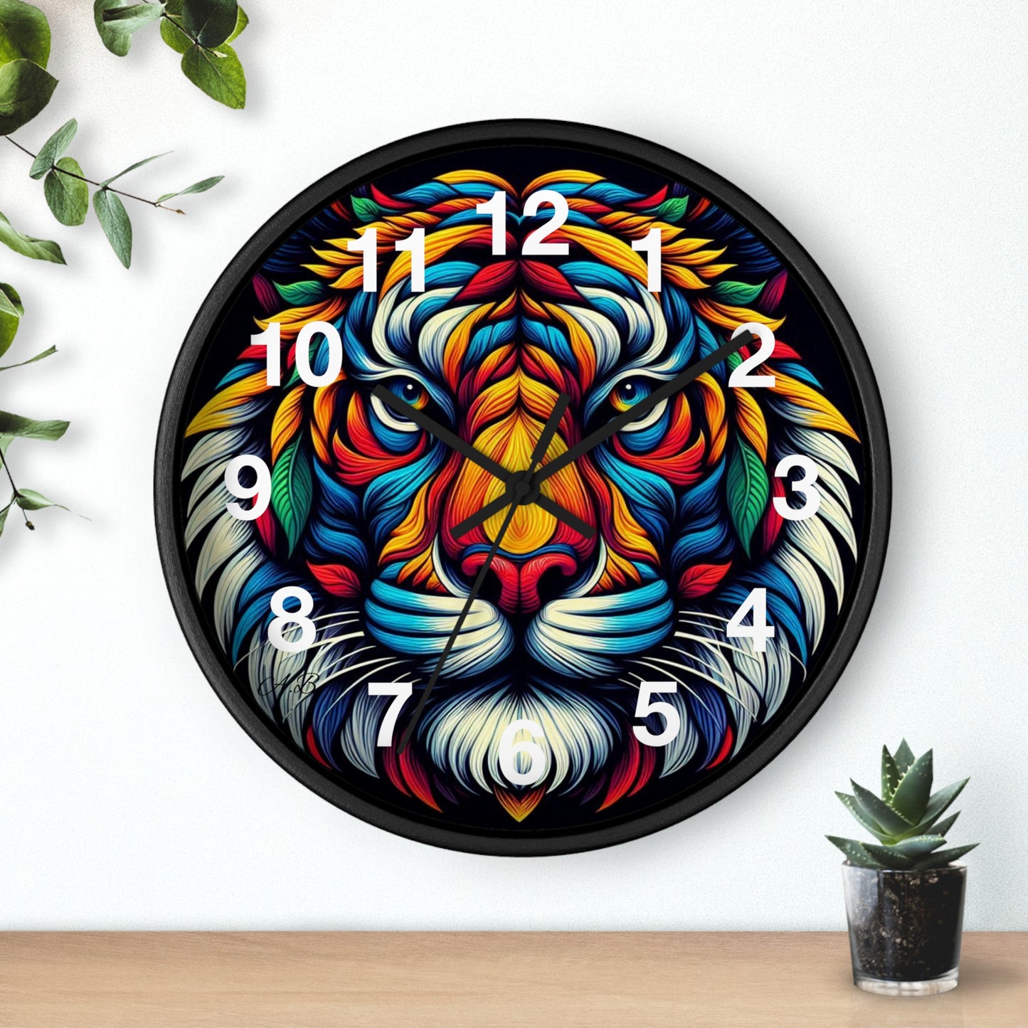 AB Tiger Wall Clock