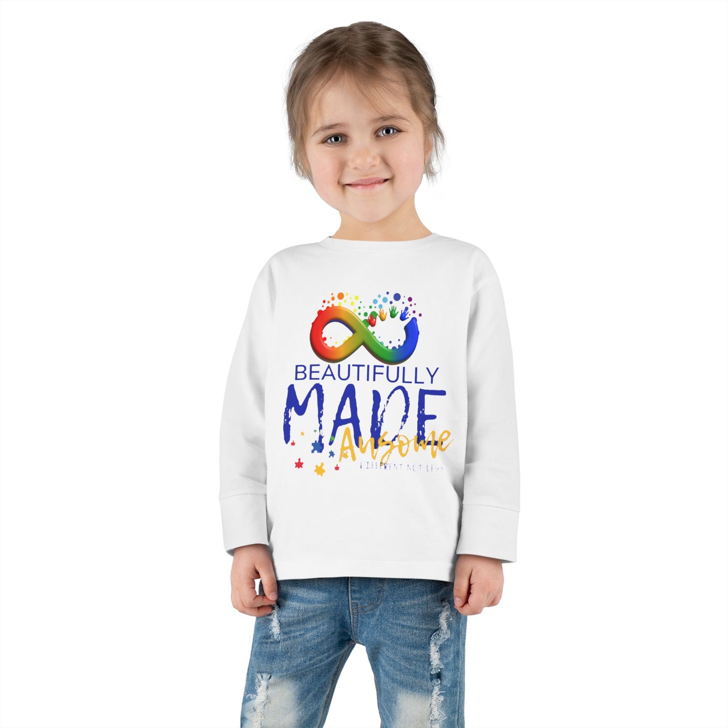 Beautifully Made Ausome Toddler Long Sleeve Tee