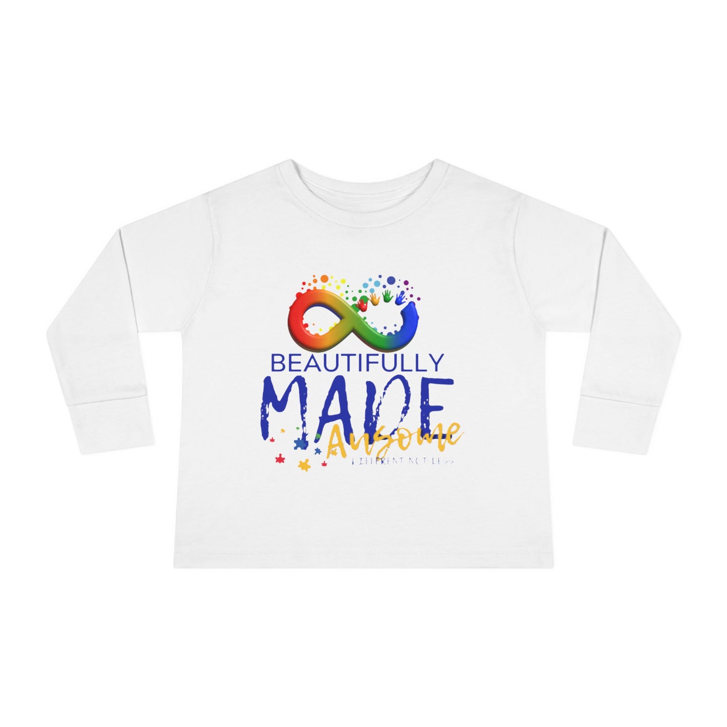 Beautifully Made Ausome Toddler Long Sleeve Tee