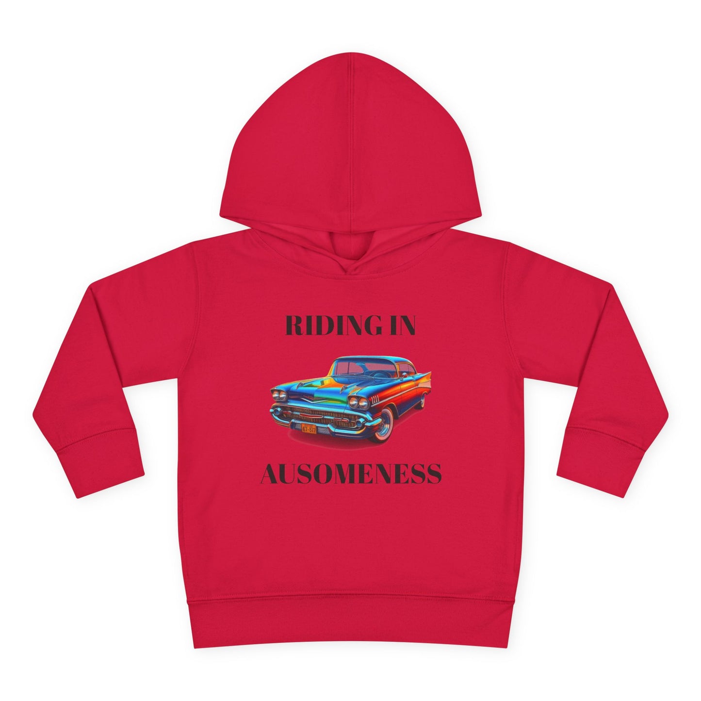 GB's Classic Car Toddler Pullover Fleece Hoodie