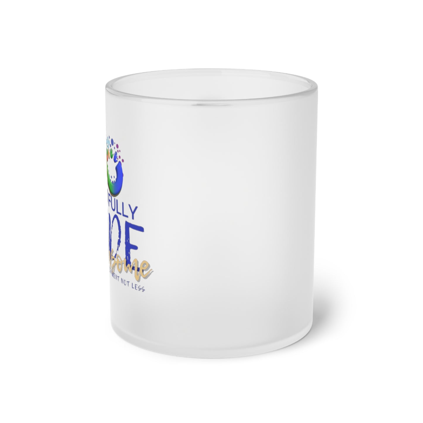 Beautifully Made Ausome Frosted Glass Mug