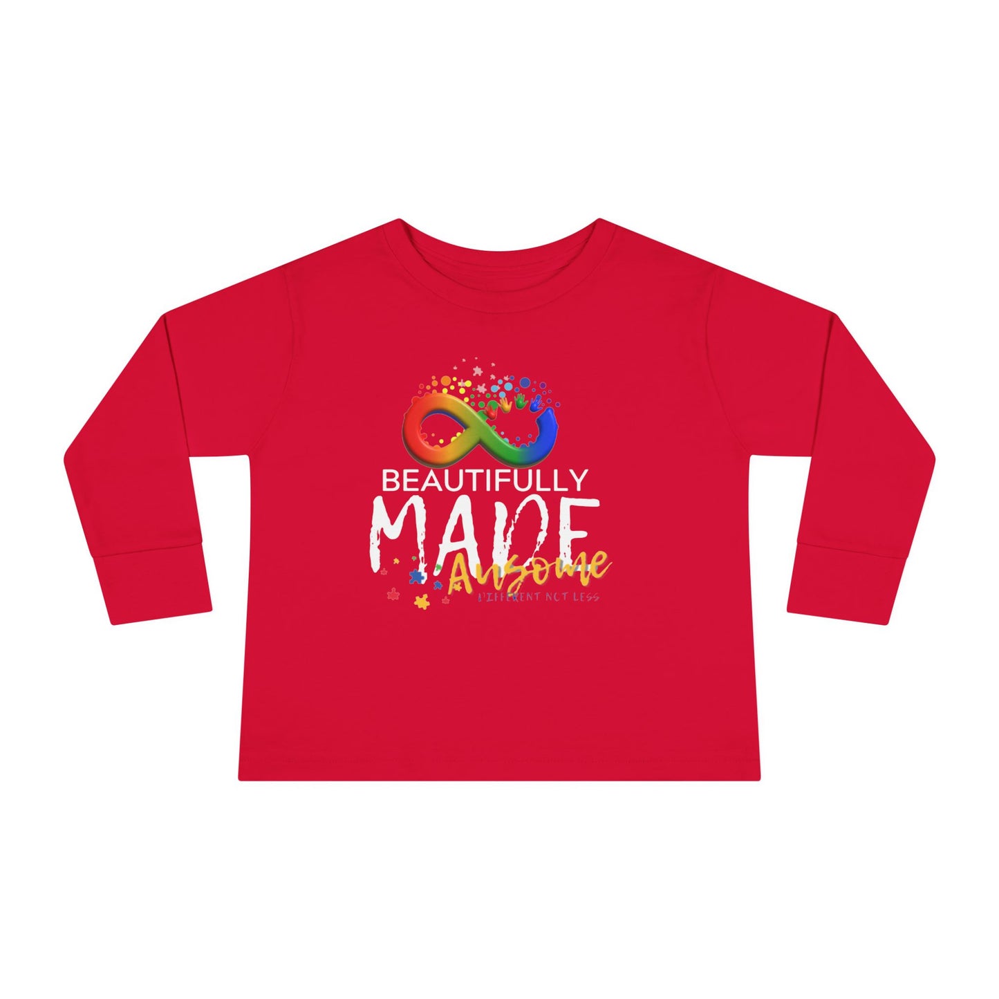 Beautifully Made Ausome Toddler Long Sleeve Tee