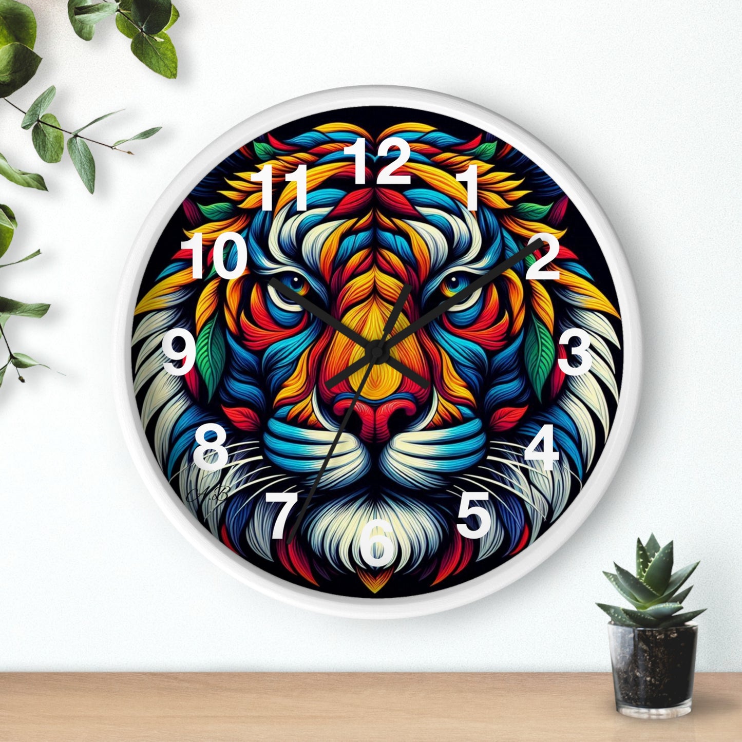 AB Tiger Wall Clock