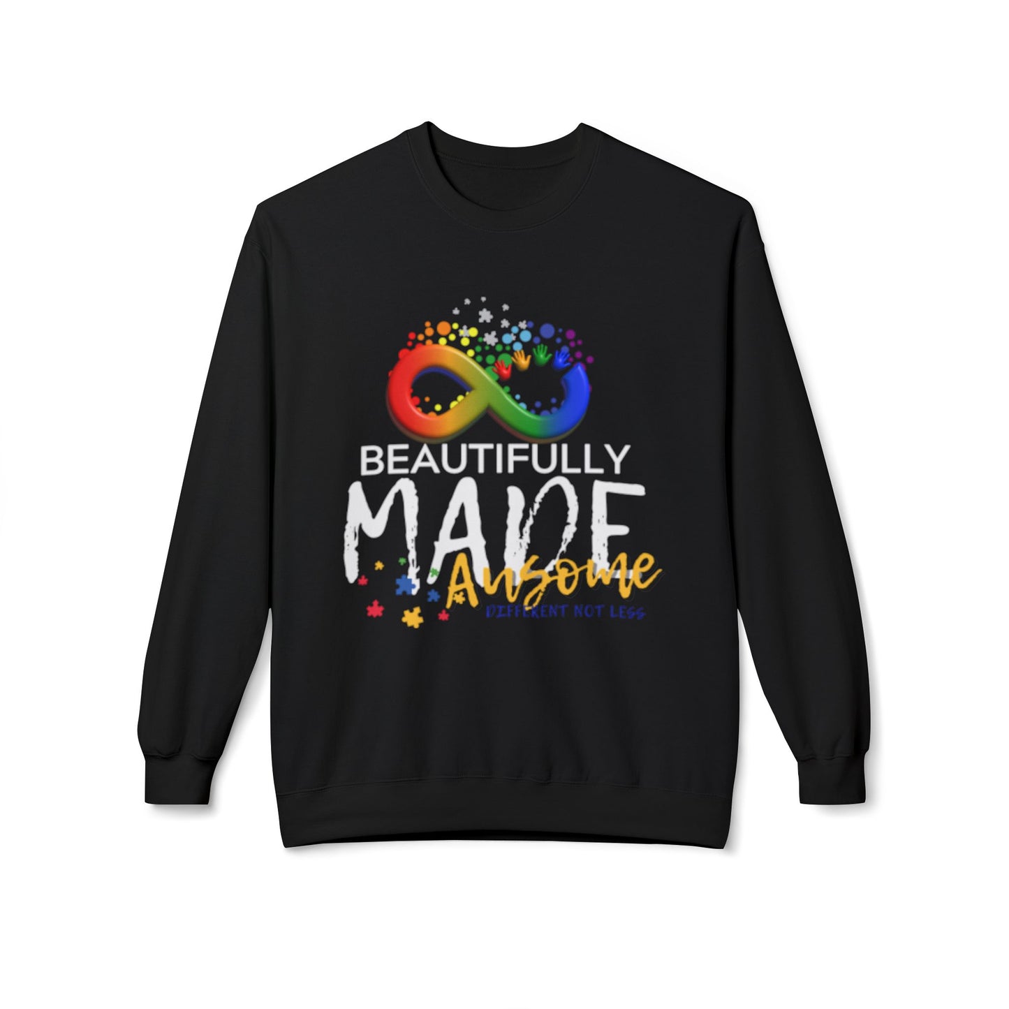 Beautifully Made Ausome Unisex  Softstyle Fleece Crewneck Sweatshirt