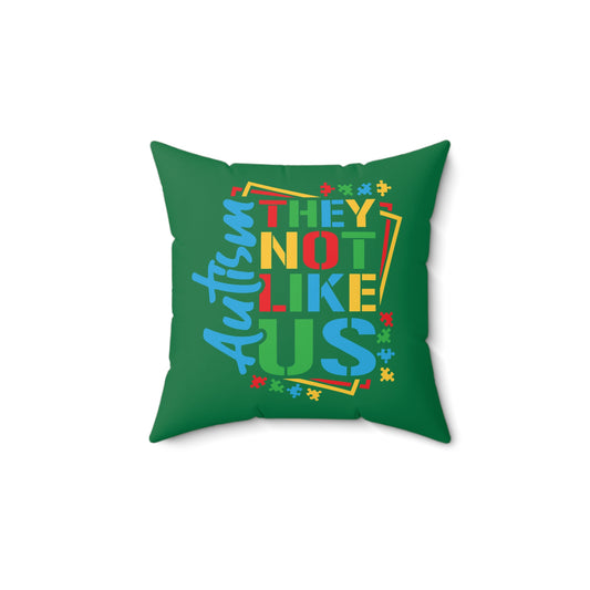 Autism Polyester Square Pillow