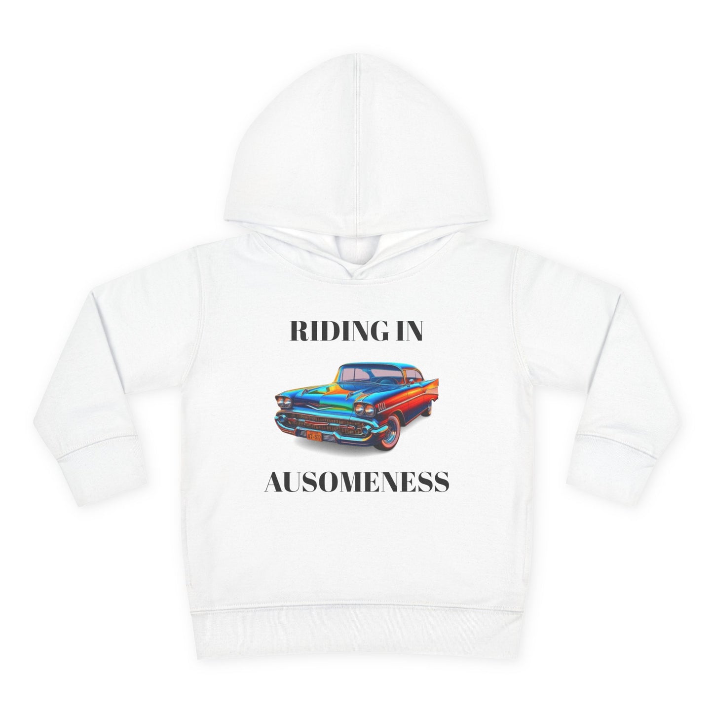 GB's Classic Car Toddler Pullover Fleece Hoodie