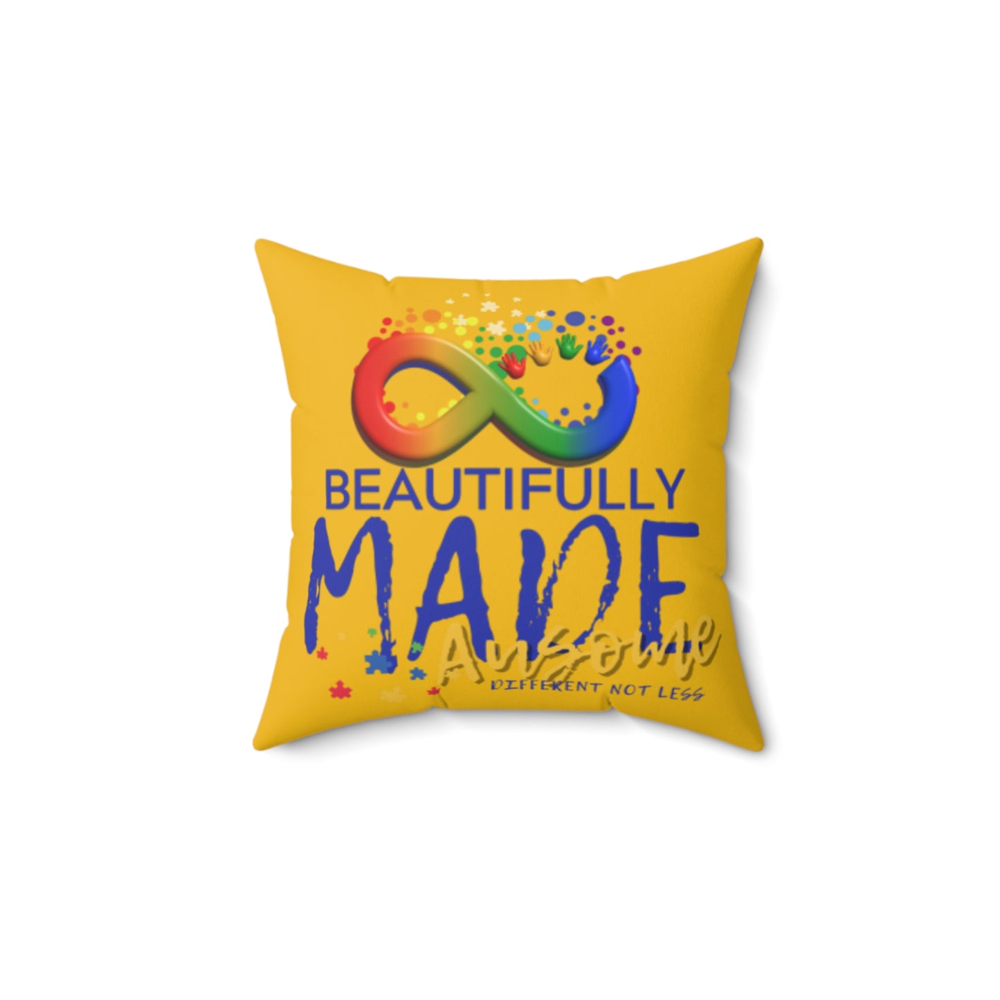 Beautifully Made Ausome  Polyester Square Pillow