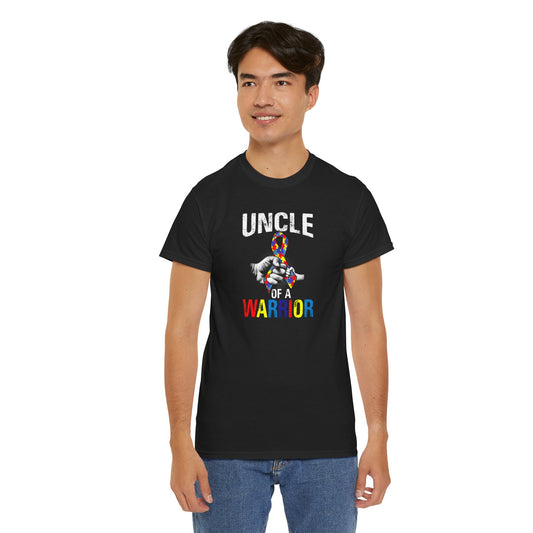 Autism Uncle Unisex Heavy Cotton Tee