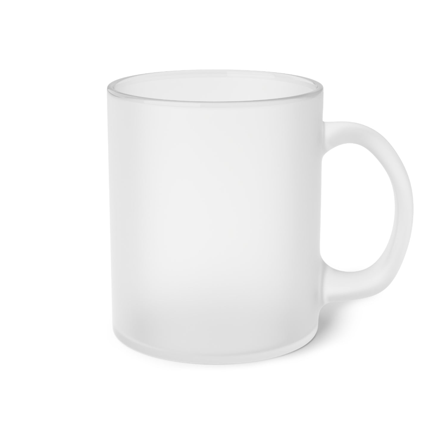 Think Before You Judge  Frosted Glass Mug