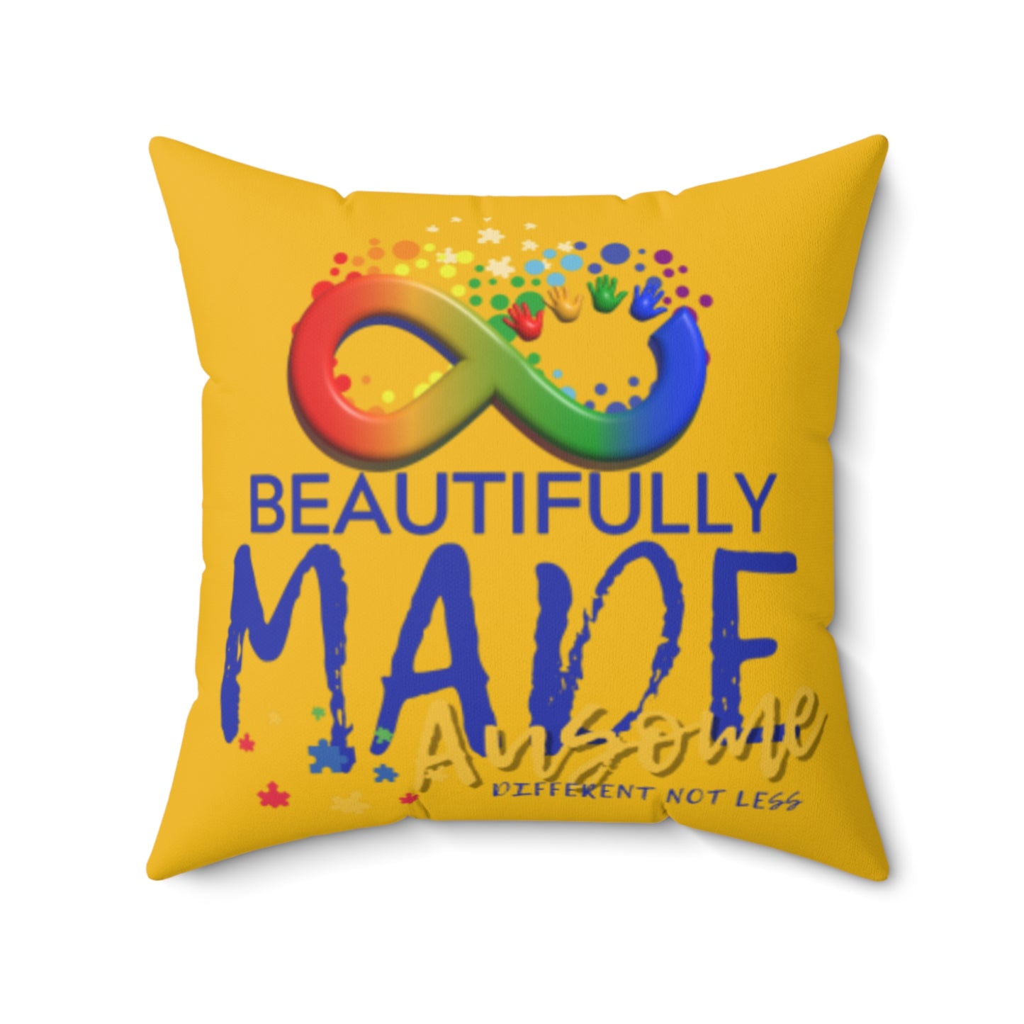 Beautifully Made Ausome  Polyester Square Pillow