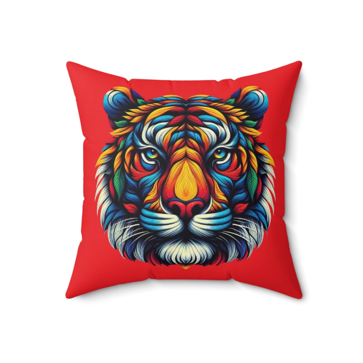 AB's Tiger Polyester Square Pillow