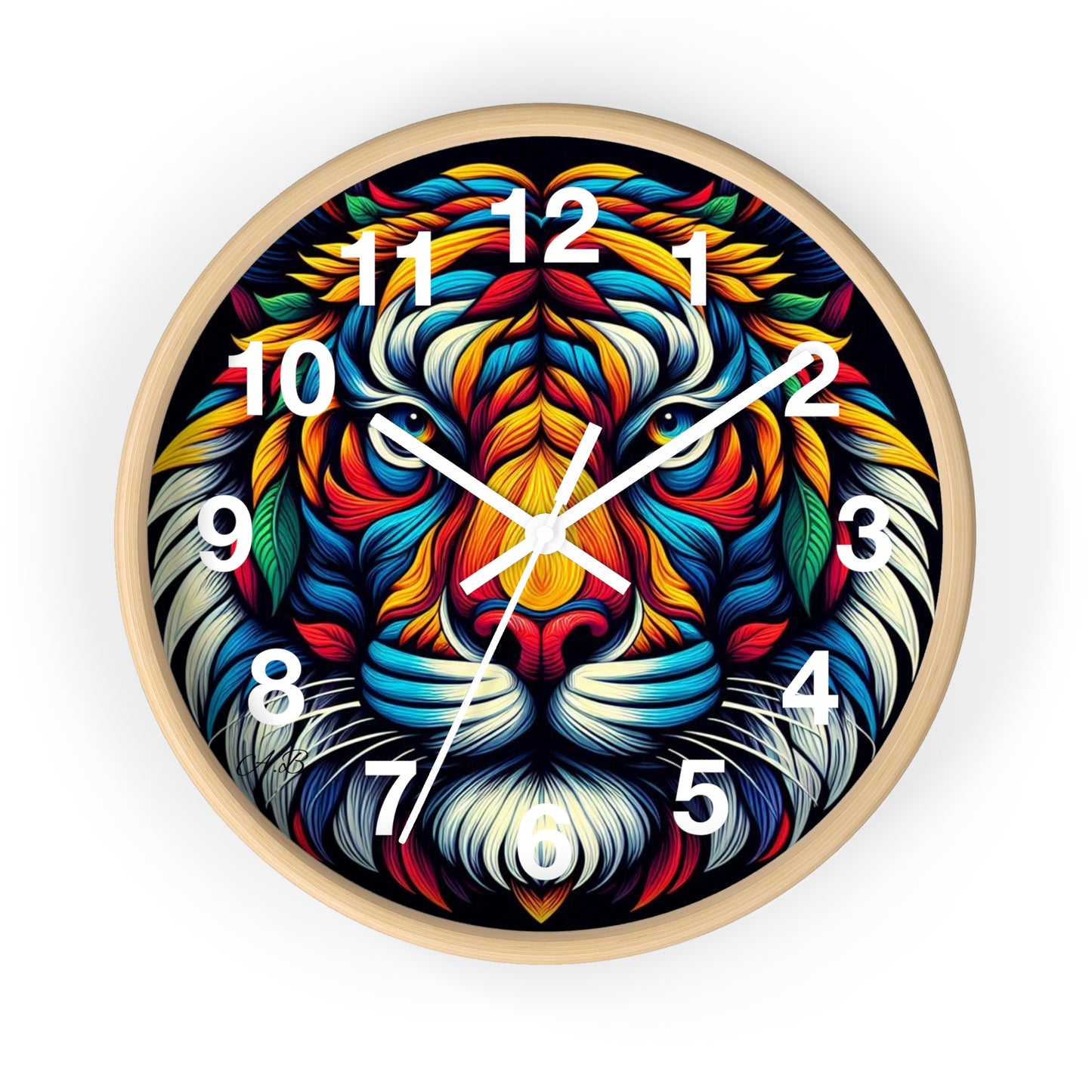 AB Tiger Wall Clock