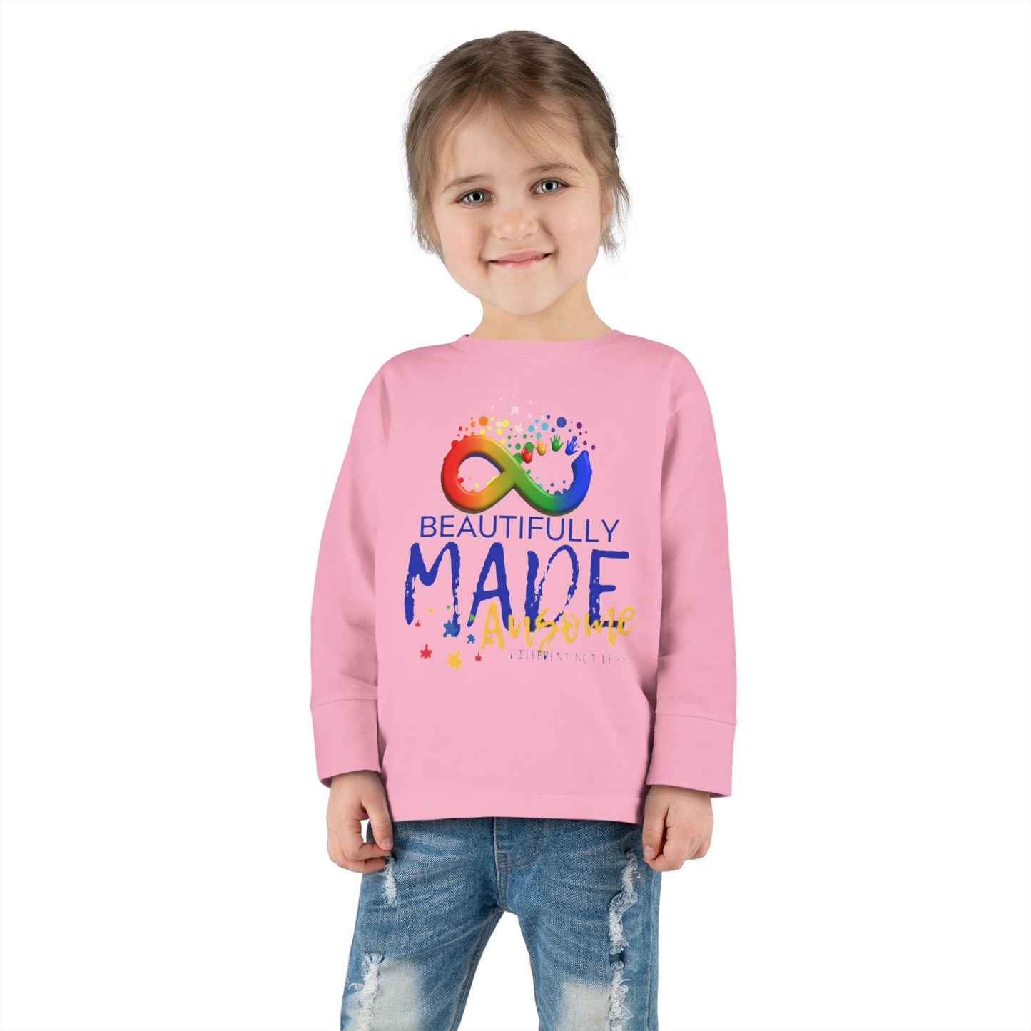 Beautifully Made Ausome Toddler Long Sleeve Tee