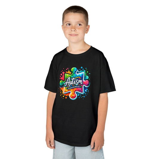 Autism Awareness Kids Tee - Fun & Colorful Design for Support